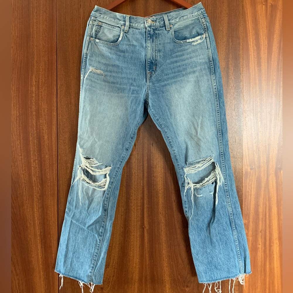SLVRLAKE Hero Long Time Coming Distressed Jeans